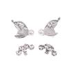 2Pcs DIY Headphone Diameter Buckle Zircon Decorative Headphone Decoration Clip Removable Easy To Install Earbud Accessories