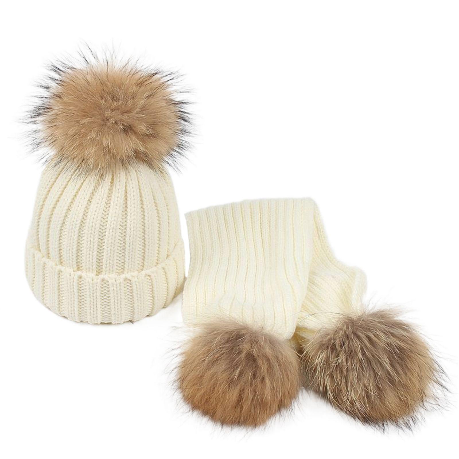 

Женский зимний модный комплект из трех предметов: шапка, шарф, перчатки, защищающий от холода One Size белый