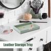 Nordic Desktop Storage Tray Square Cosmetic Storage Basket Durable Decorative Vanity Tray  Home