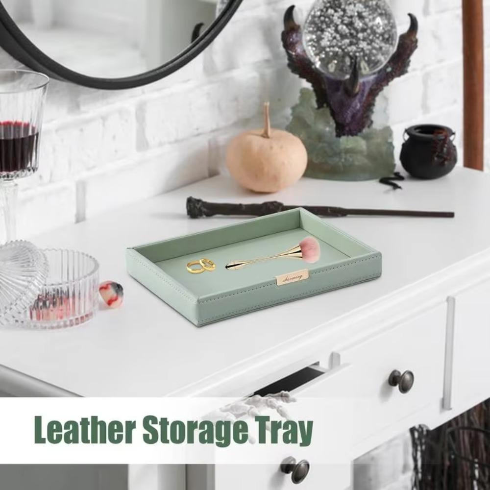 Nordic Desktop Storage Tray Square Cosmetic Storage Basket Durable Decorative Vanity Tray  Home