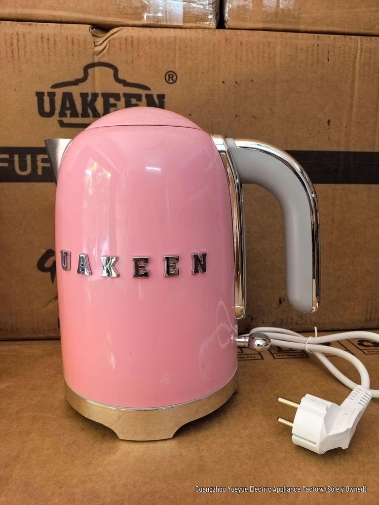 Bollitore Elettrico Lussuoso UAKEEN da 2L in Acciaio Inossidabile con Coperchio Interno in Acciaio
