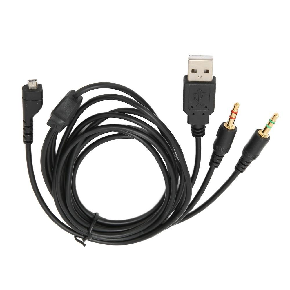 with Lighting 3.5mm Audio Jack Cord Gaming Headset Cable for SteelSeries Arctis Sound Enhancement