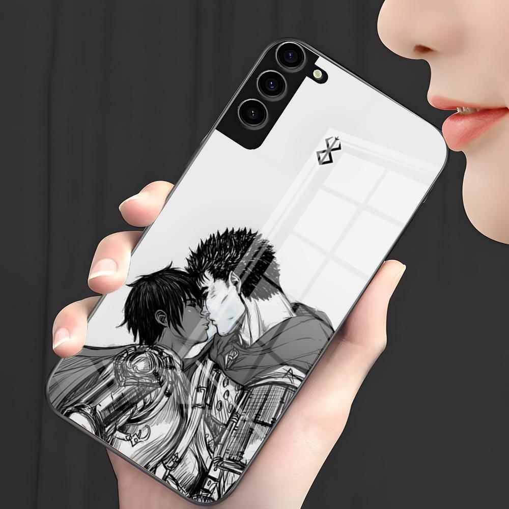 Berserk Comics Cool Phone Case For Samsung A25 A13 A33 5G A54 A36 A35 A56 A52 A14 Shockproof Glass Cover