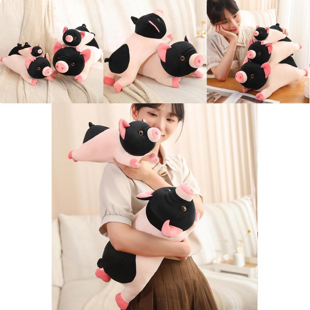 Adorable Cartoon Animal Plush Pig Pillow Soft Toy Perfect For Kids Birthday Gift