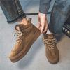 British Style Board Shoes Men's New Autumn and Winter Retro High-top Shoes Sports and Leisure Shoes Short Boots Medium-top Tooling Men's Shoes