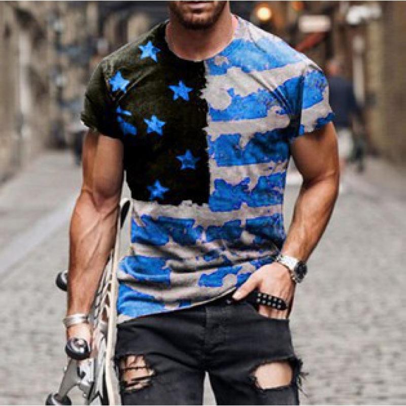 

Летние топы, мужская одежда больших размеров, футболка с 3D принтом, футболки с круглым вырезом, топ с короткими рукавами, дышащие мужские рубашки