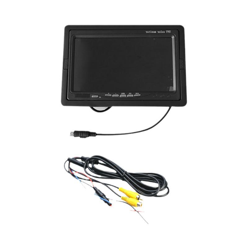 7" Truck Rearview Monitor with Camera, 24V AV Head, Reversing Display
