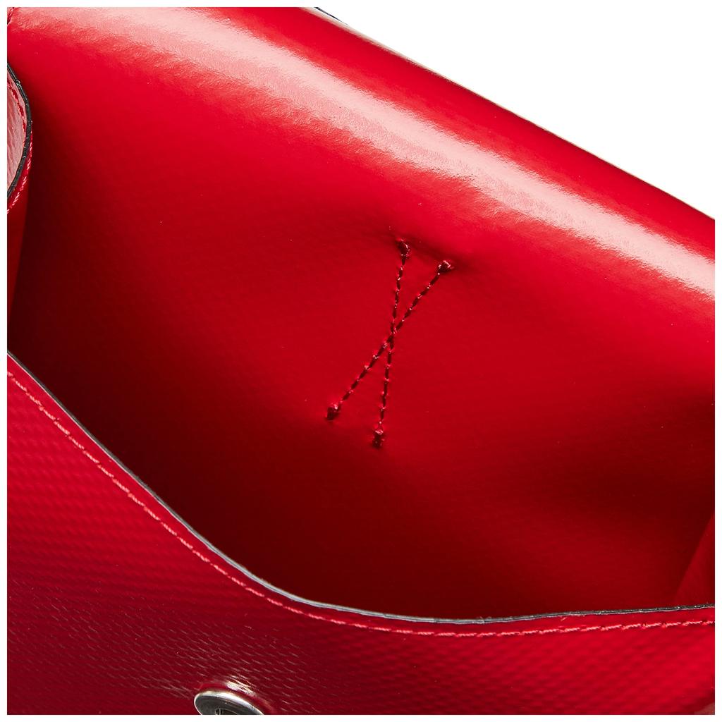 MARNI Neck Pouch TEMI0004A1-P3572 Phone CaseCard Holder, Men's, RedSilk White, Free Size [Used]