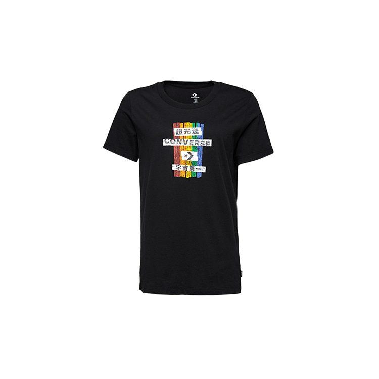 Converse Regular T Shirt Women's Black 10018492-A02