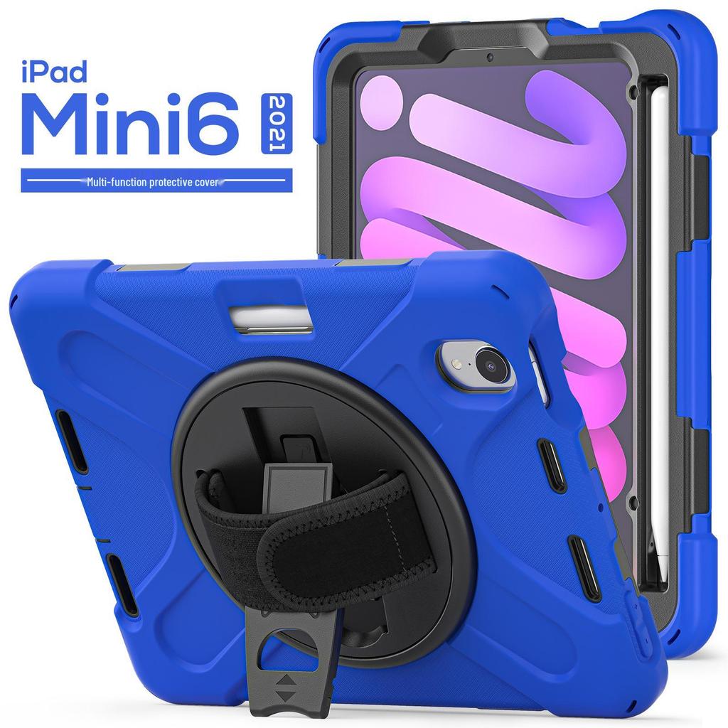 iPad mini6 8.3 Inch Protective Case with Nylon Hand Strap