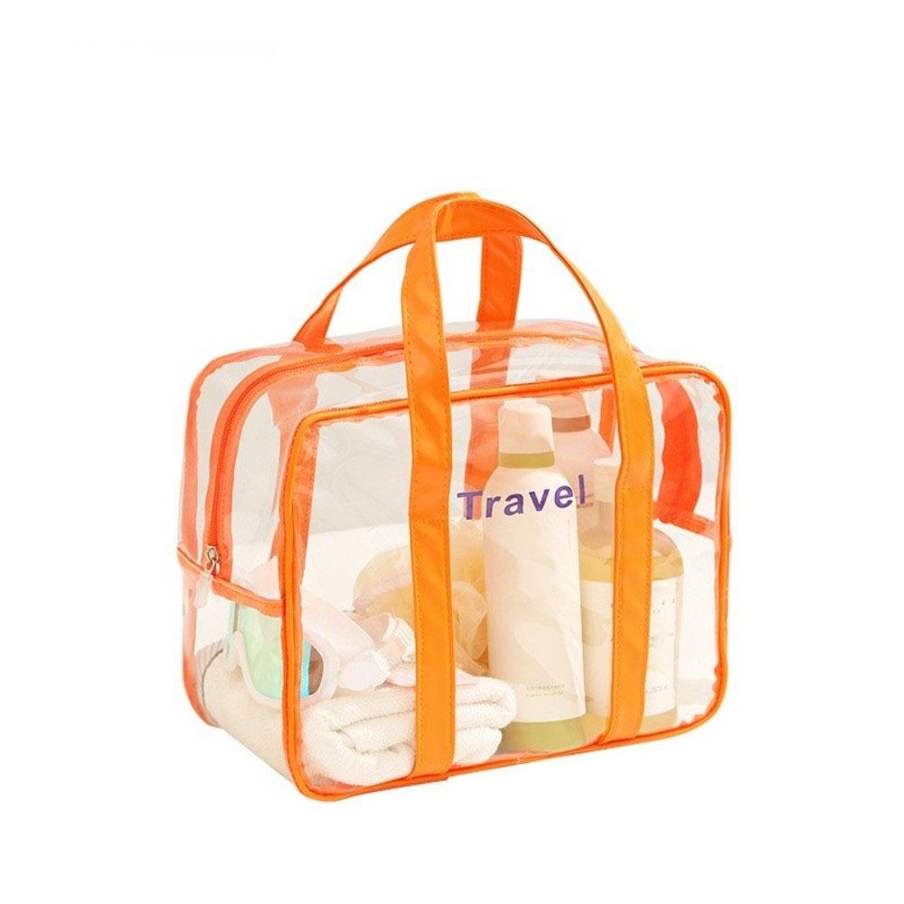 Lightweight Fitness Training Bag Large Capacity Swimming Storage Bag Outdoor Sports Bag  Students Orange M