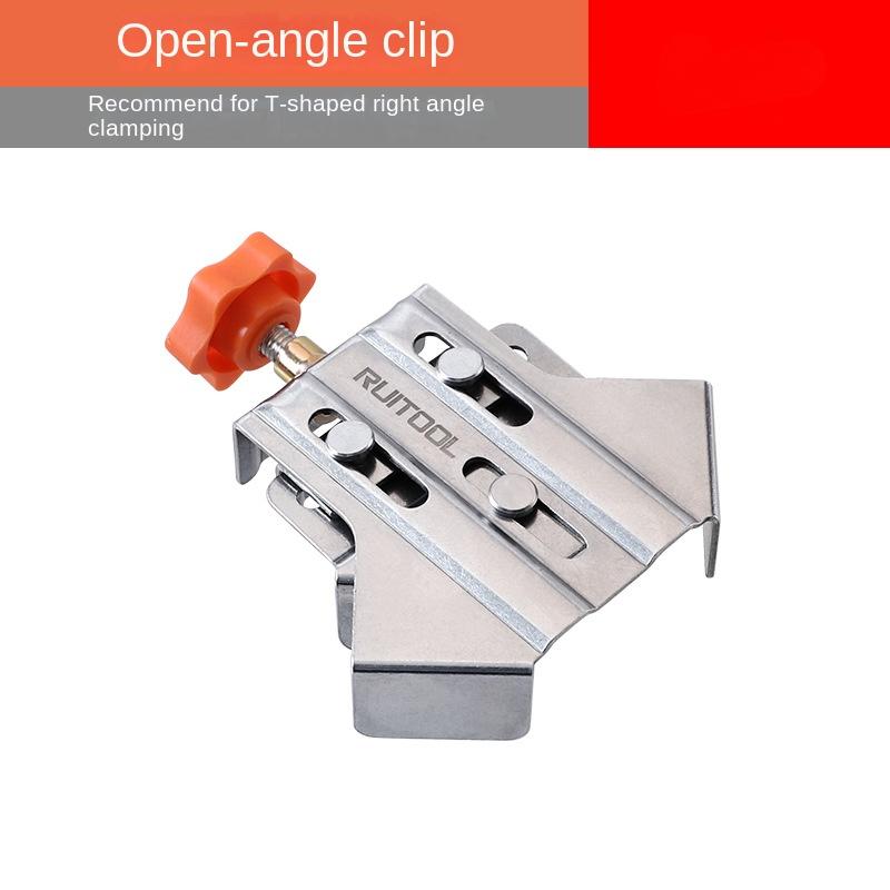 

Adjustable Multipurpose Stainless Frame Clamps Open/Closed Corner Clamp Woodworking Accessory 90 Degree Woodworking Fixing Clip
