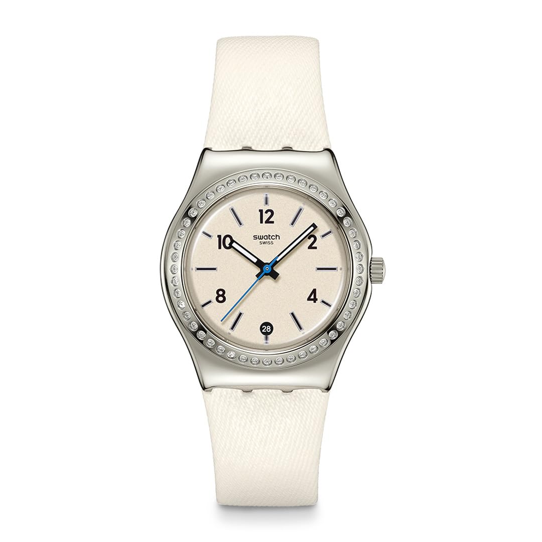 

Женские часы Swatch Irony Medium Glacial Petals YLS471 белые, белый