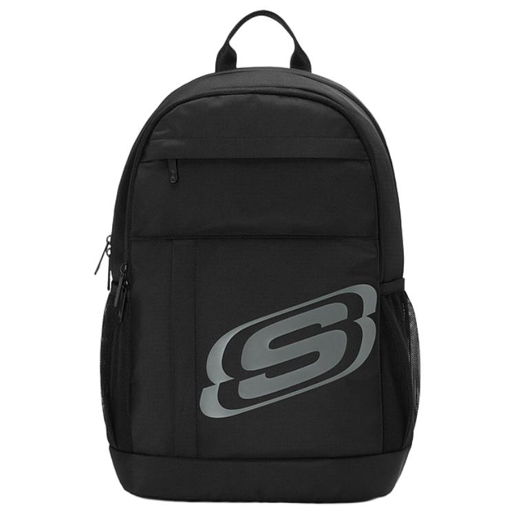 Skechers 19L Breathable Comfortable Fabric Backpack Unisex Backpack Carbon-Black L126U055-0018 Carbon Black
