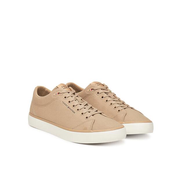 Men's Sneakers Tommy Hilfiger Th Hi Vulc Low Core Canvas Fm0fm05396 Beige