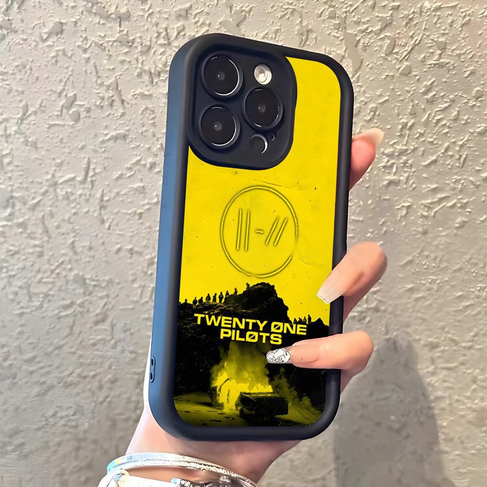 Twenty One Pilots Phone Case For IPhone 17 Pro Max 16 15 14 Pro Max IPhone 13 Pro Max 11 Plus Silicone Cover