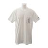 L Short Sleeve T-shirt White Cotton Mens