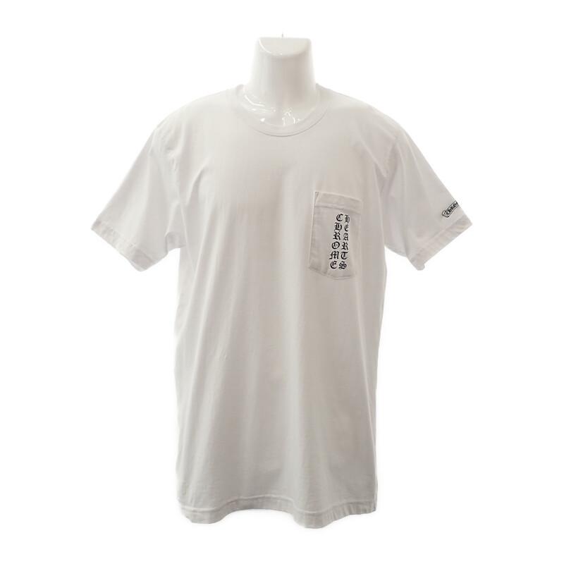 CHROME HEARTS  L Short sleeve T-shirt white cotton mens