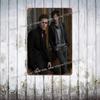 The Vampire Diaries Poster Decorativo in Metallo Segno di Latta Vintage Segno Metallico Placca Decorativa per Pub Bar Man Cave Club Decorazione Murale