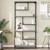 VidaXL Bookcase Sonoma Grey 81x36x176 Cm Engineered Wood 836226