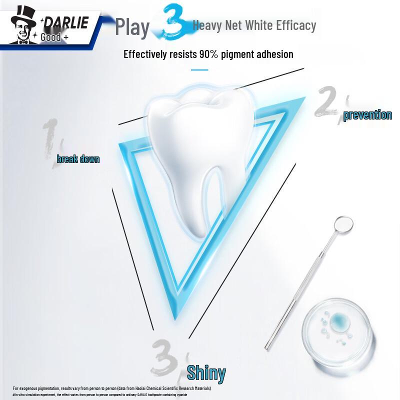 Darlie Professionelle Whitening-Zahnpasta (3 x 120 g)