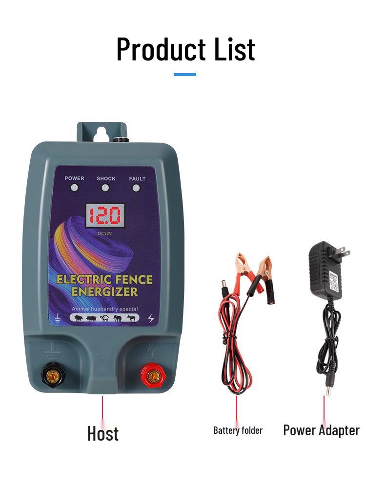 High-Voltage Livestock Protection Fence Host & Amplifier for Cattle and Sheep