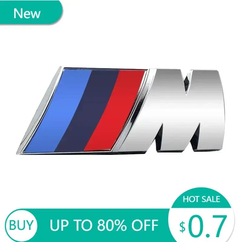 New 1P ABS Car Side Fender Emblem Badge Sticker For BMW M M1 M2 M3 M4 M5 M6 G01 F20 G30 F30 F31 E36 E87 E60 E91 X1 X3 X5 Ac