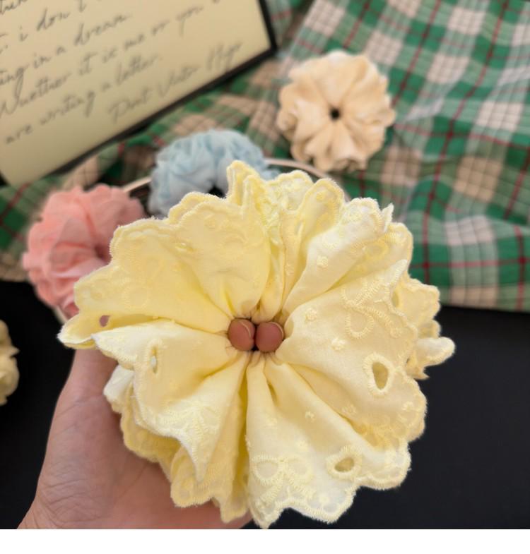 Korean Style Handmade Lace Trim Girls  Ballet Bun Hair Accessories