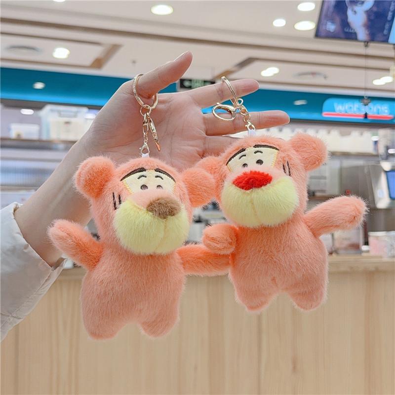 Plush Tiger Keychain With Soft Pp Cotton Filling For Kids And Adults