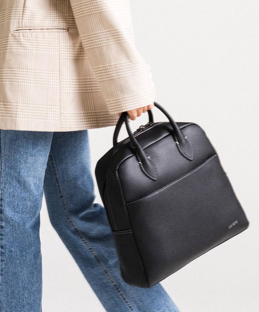 Lemine 2-Way Briefcase Bag (Black)