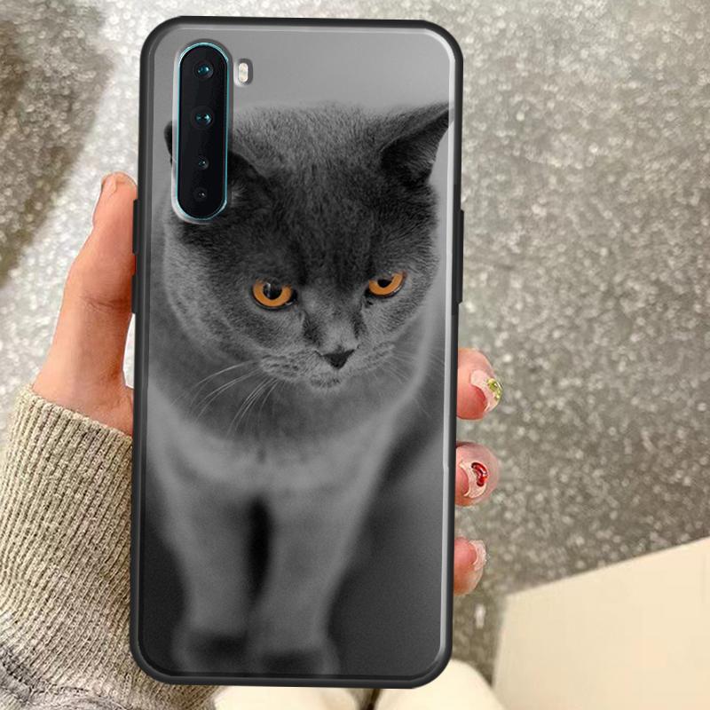 British Shorthair Cat Case For OnePlus 15 13 12 11 10 10R 12R 13R 15R 13T 10T 8T Nord 5 CE 2 3 4 Lite N20 N30 Coque
