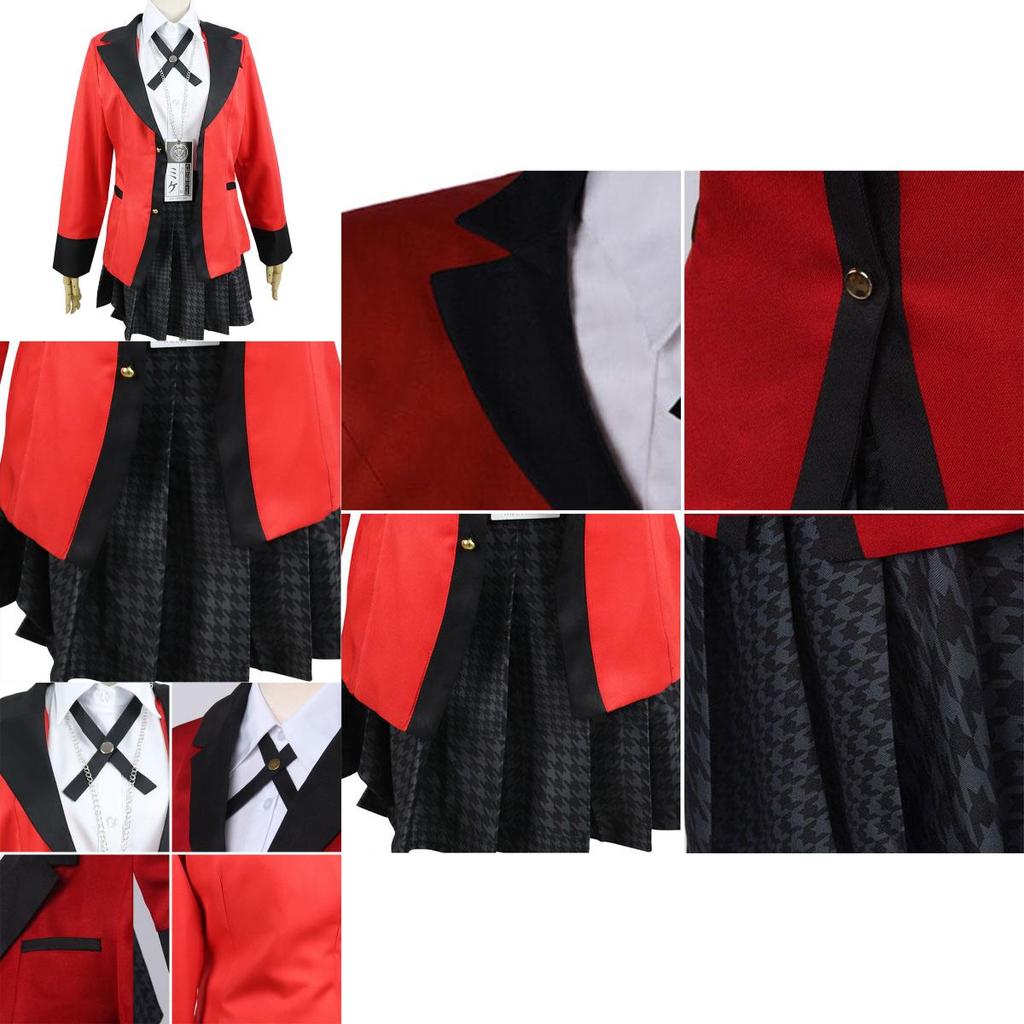 Classic Kakegurui Jabami Yumeko School Uniform Cosplay Outfit For Halloween Celebrations