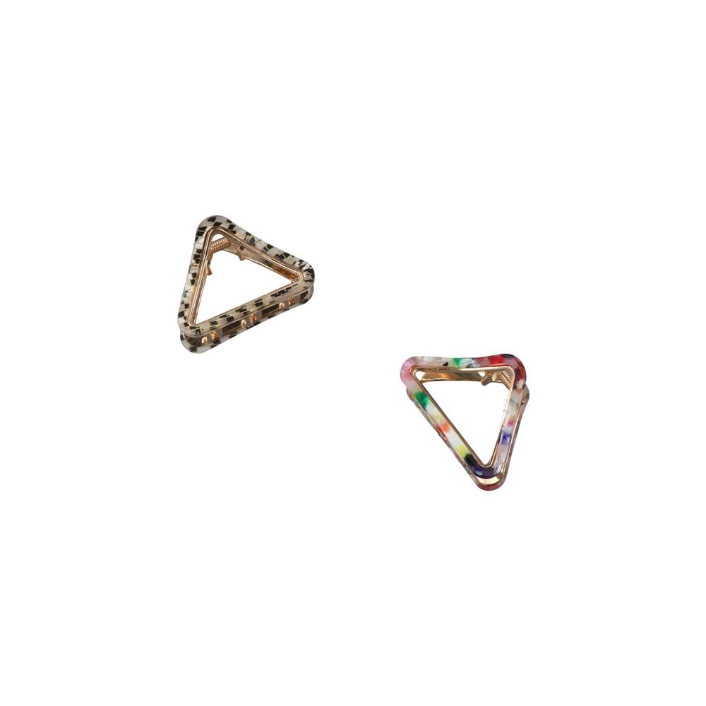 Multicolor Acetic Acid Hair Claw Korean Style Geometry Shark Clip Triangle Hair Crab Clip  Daily