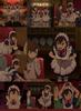 Ayase Pfirsich, weißes Maid-Kostüm Cos Kostüm kühnes Party übernatürlich bewaffnet Dang Dang Cosplay-Kostüm Damen-Kostüm