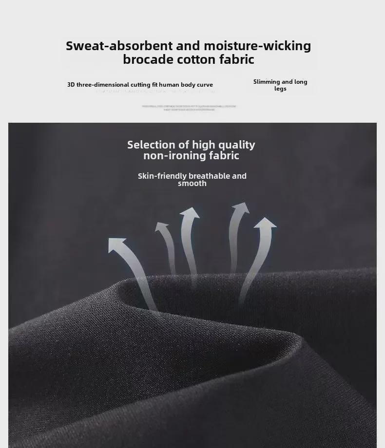 Dámské kalhoty rozšířeného střihu v korejském stylu: Štíhlý, Všestranný, Ležérní, Řasený pro jaro a podzim.