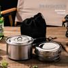 Huilingyang Yunpeng Outdoor Camping 201 Stainless Steel Cookware Set