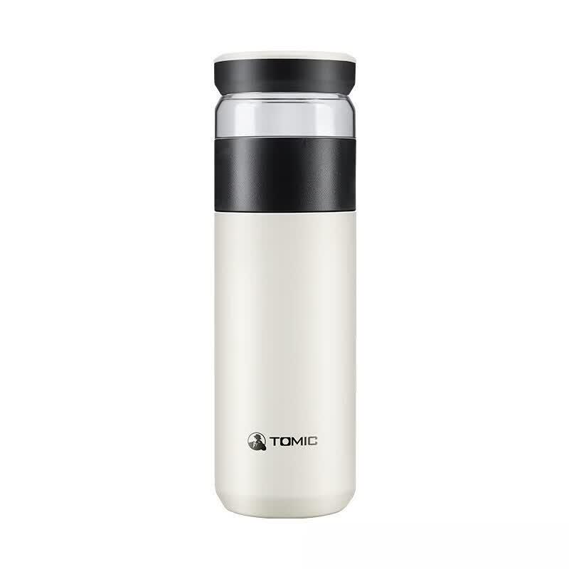 Temake 520ML Portable Ceramic Lined Tea Infuser Insulated Bottle