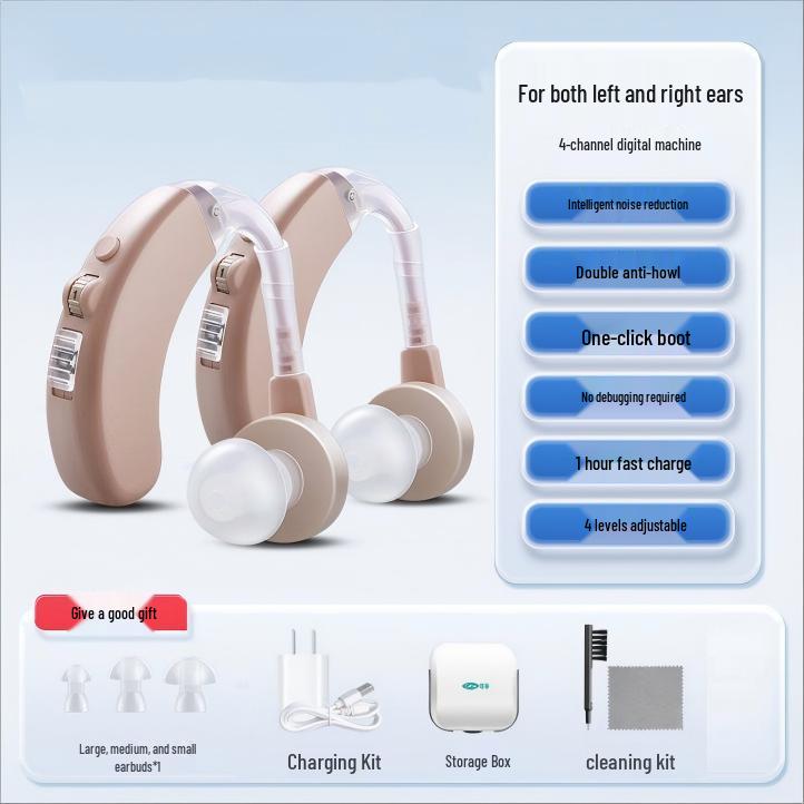 Kefu Hörgerät mit Geräuschunterdrückung für Schwerhörigkeit bei Senioren