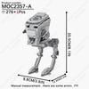 MOOXI MOC Space Wars Movie Robot Soldier Fighter Tank Weapons Battle Scene Models Bricks Building Blocks Figures Toys Kids Gifts