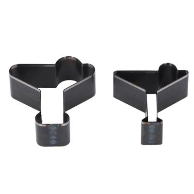 2Pcs Leather Cutting Die Set Cocktail Glass Shaped Manual Punching Molding Alloy Steel Craft Tools