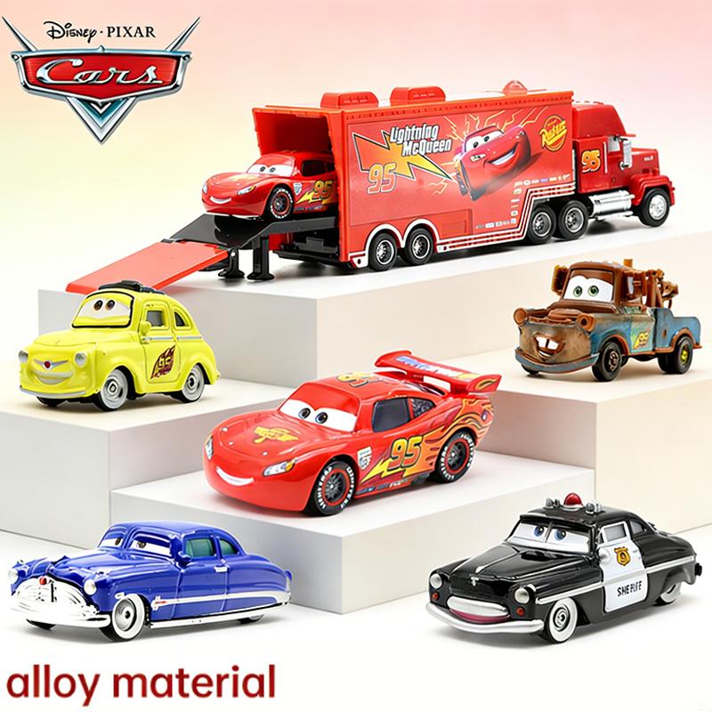 Pixar Cars Figures Lightning Mcqueen Racing 1:55 Die Cast Model Children Mini Vehicle Toys Series Birthday Gifts