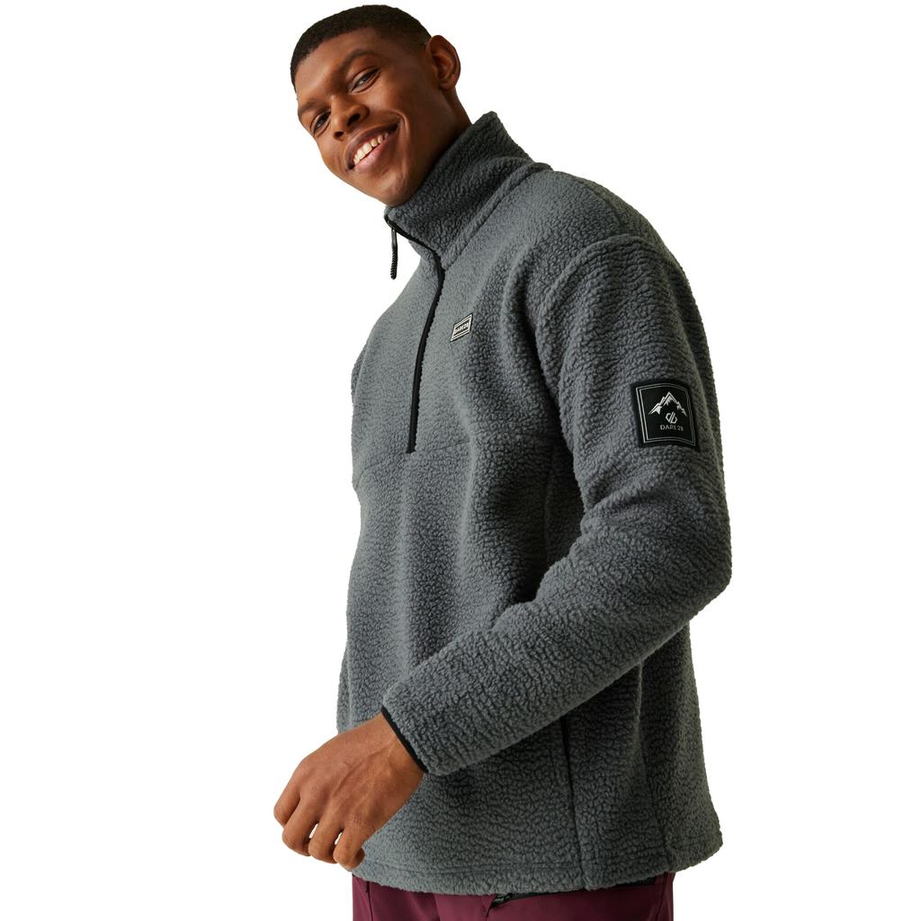 Mens Twin Tip Half Zip Fleece Jacket
