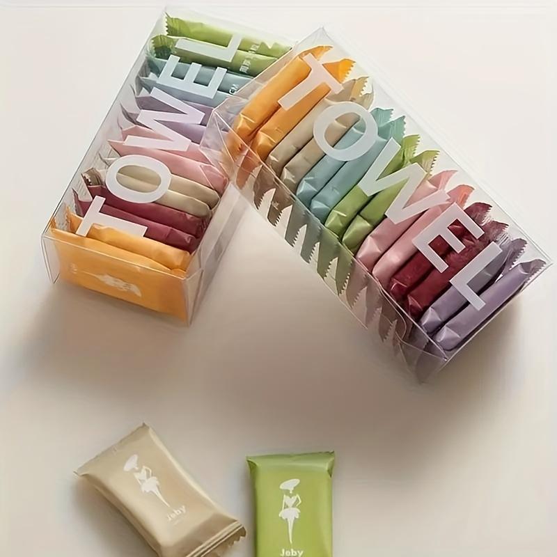 Portable Compressed Disposable Towels, Thickened Compressed Disposable Face Towels for Travel and Home Use