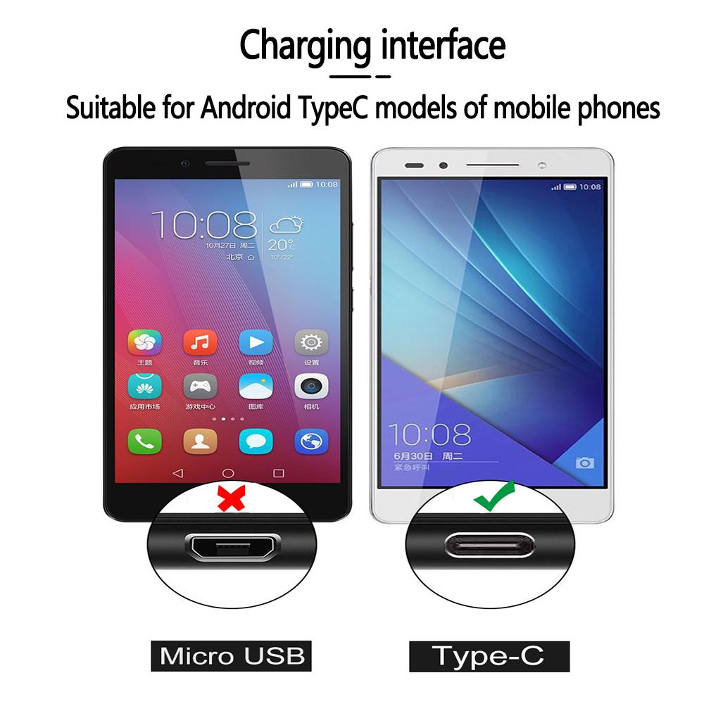 USB A To Type C Denim Data Cable Suitable For Android Samsung HuaWei Type C Fast Charging Cable USB C Mobile Phone Charging 1M