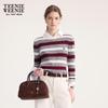 Teenie Weenie Women's Colorful Striped Knit Sweater
