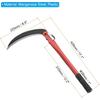 PATIKIL 17 Inch Folding Harvest Sickle, Carbon Steel Blade Weed Remover Scythe Grafting Brush Cutter with 2Pcs Spare Blade for Farming