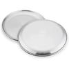 Stainless Steel Pizza Tray Set Of 4 - Round Pizza Baking Trays (26 Cm)  - RiRi