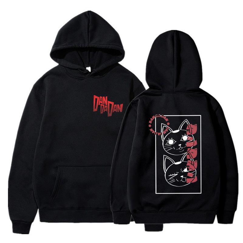 Anime DANDADAN Hoodies Manga Ayase Momo Okarun Hoodie Herren Damen Lässiger Hoodie Mode Streetwear Dan Da Dan Kapuzensweatshirts