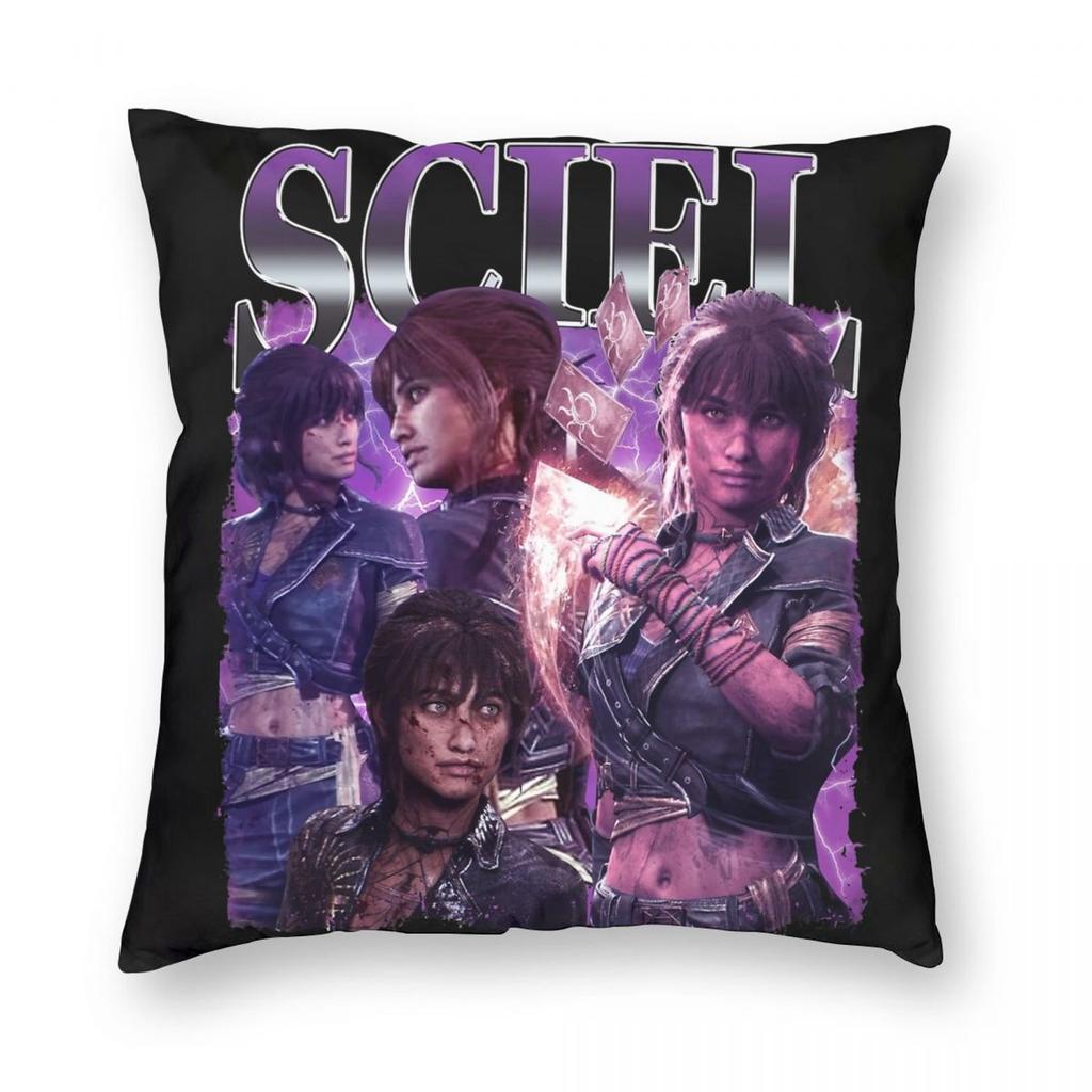 Clair Obscur Expedition 33 Girl In Sci Fi Pillowcase Soft Polyester Cushion Cover Decor Pillow Case Cover Home Wholesale 40X40cm