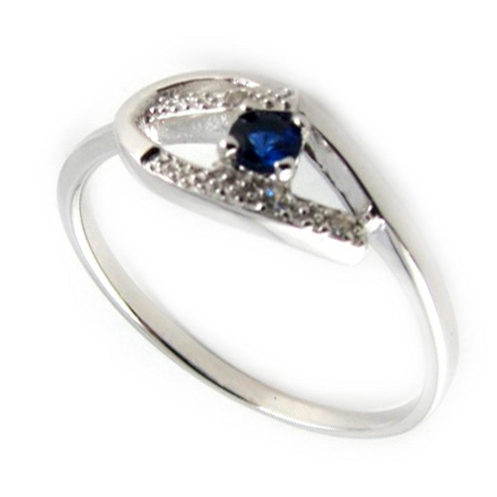 

Серебряное кольцо с сапфиром Scarlett